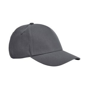 Beechfield Classic Natural Cotton Panelled Cap / Graphite Grey